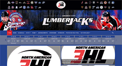 Desktop Screenshot of lumberjackshockey.com